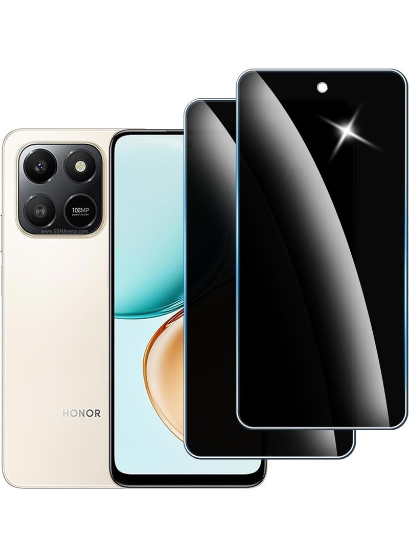 Muzz [2 Pack] Privacy Screen Protector for Honor X7d, Anti-Spy 9H Tempered Glass, Full Coverage, Scratch Resistant,28 ° Full Screen Anti-peeping (Honor X7d 4G) - Image 1