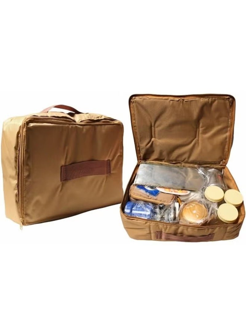 كادي ون طقم عزبة سفري للقهوة و الشا يجلسة ارضيه مع مسند ذراع قابل للطي للرحلات والتخييم بتصميم مميز - Image 4