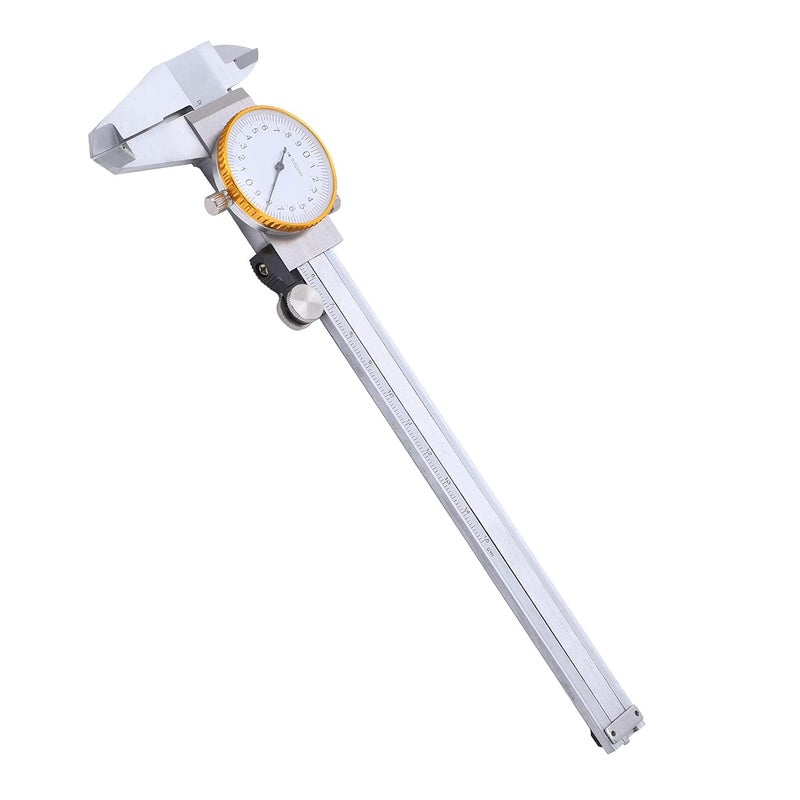 Shock Proof Dial Caliper 0 150mm with Depth Rod for Metal Woodworking Automotive - Image 4