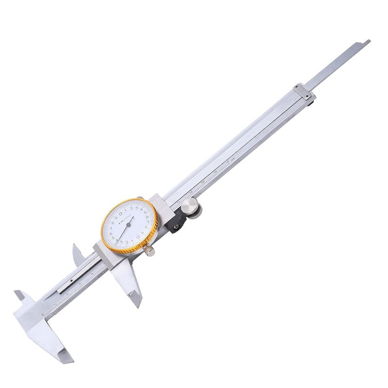 Shock Proof Dial Caliper 0 150mm with Depth Rod for Metal Woodworking Automotive - Image 3