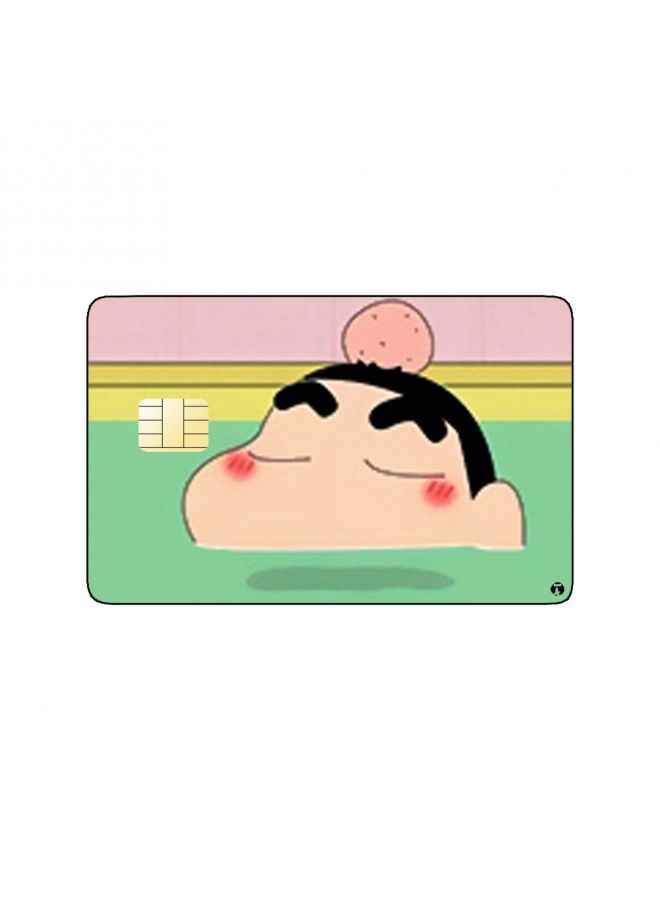 RKN PRINTED BANK CARD STICKER Shinnosuke From Crayon Shin Chan Anime - Image 2