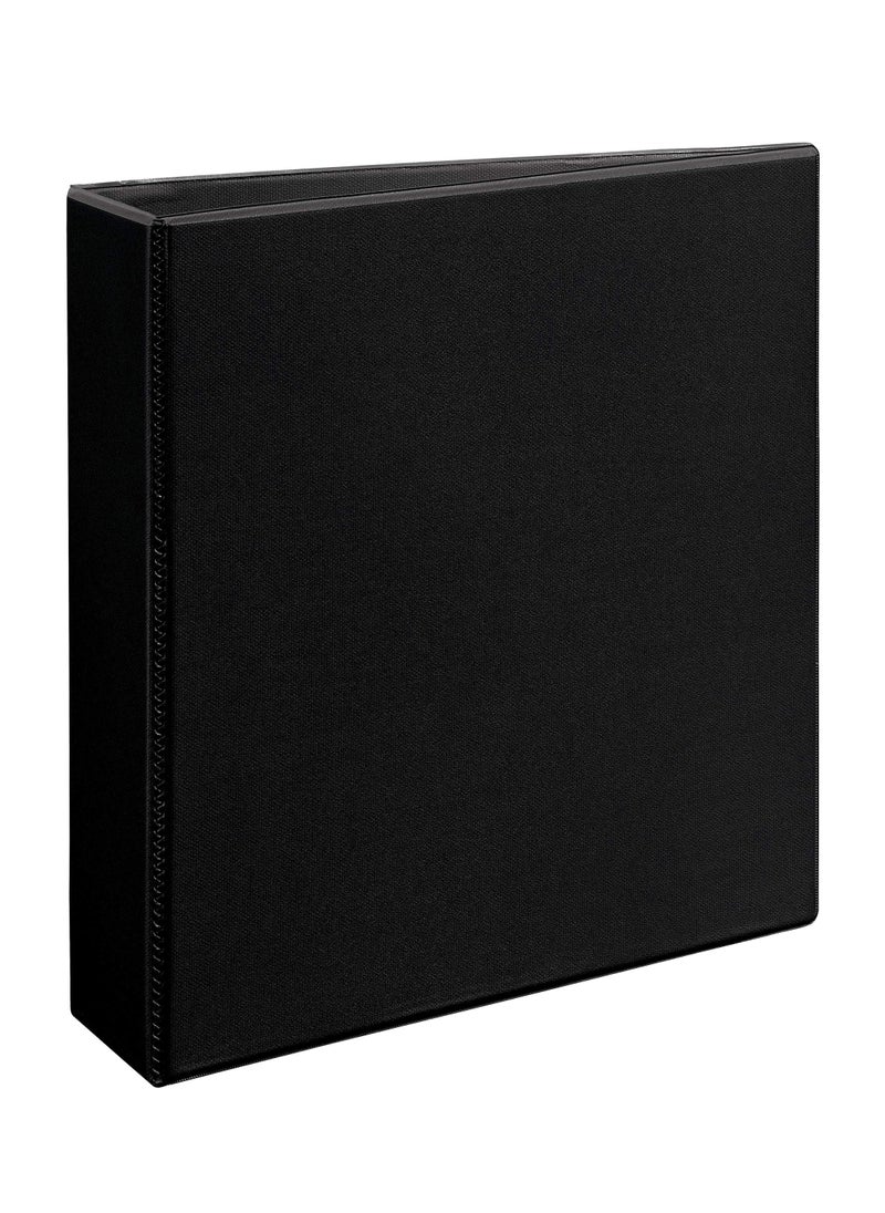 AVERY Avery® Heavy-Duty View Binder, With Locking One-Touch EZD™ Rings, 8 1/2" x 11", 2" Rings, 39% Recycled, Black  - Image 1