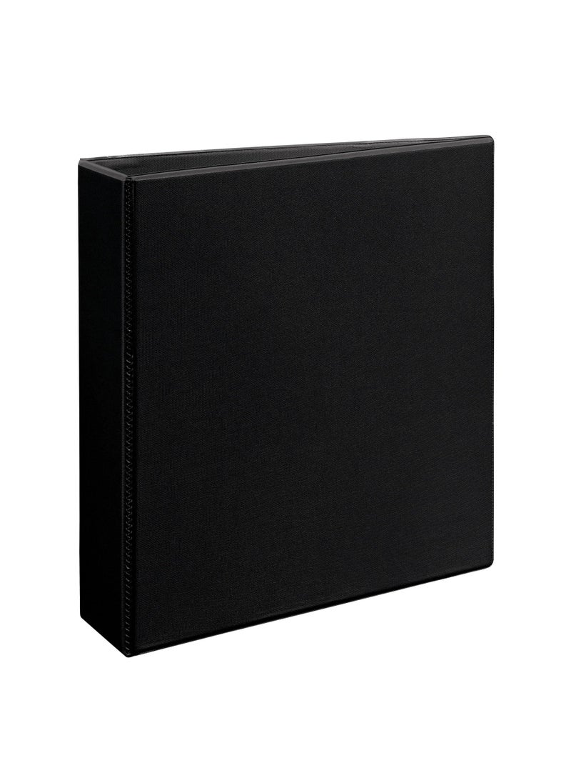 AVERY Avery® Heavy-Duty View Binder, With Locking One-Touch EZD™ Rings, 8 1/2" x 11", 2" Rings, 39% Recycled, Black  - Image 4