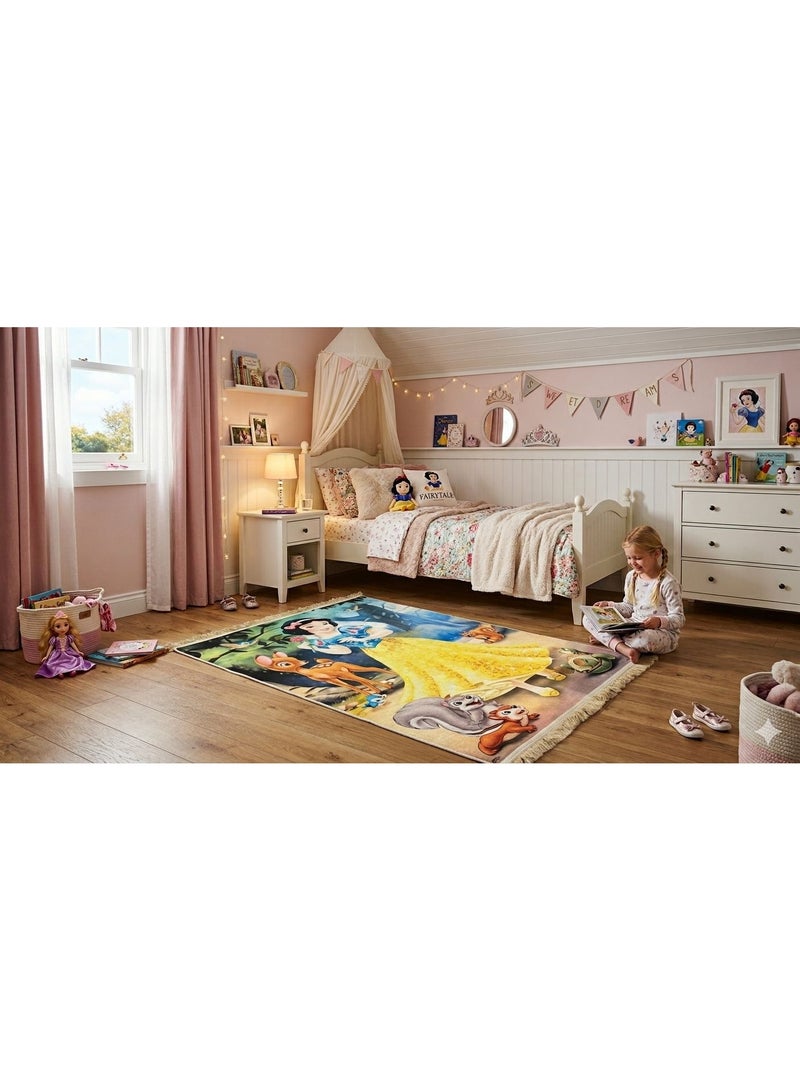 Kids Rug Snow White Fairy‑Tale Carpet for Magical Bedroom Décor A charming storybook‑inspired rug that brings the Snow White world to life. Soft, cozy, and perfect for playtime, reading corners, or princess‑themed rooms. Designed with vibrant colors and enchanting details kids instantly adore. Durable, easy‑clean material ideal for everyday adventures and imagination. A delightful centerpiece that transforms any space into a royal fairy‑tale haven. - Image 2
