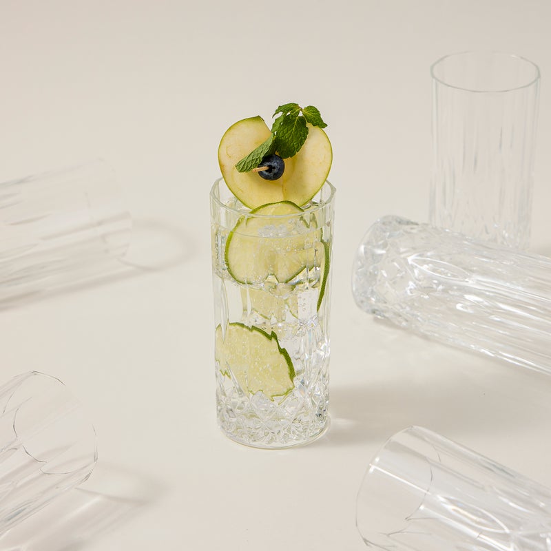 RCR transparent crystal tall glassware 6 pcs - Image 1