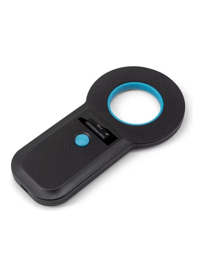 والالا ماسح شرائح الحيوانات الأليفة الاحترافي - قارئ محمول متوافق مع ISO 11784/85 FDX-B/EMID | كاشف شرائح الحيوانات الشامل للكلاب والقطط والماشية (168 × 88 × 60 مم، أسود) - Image 5