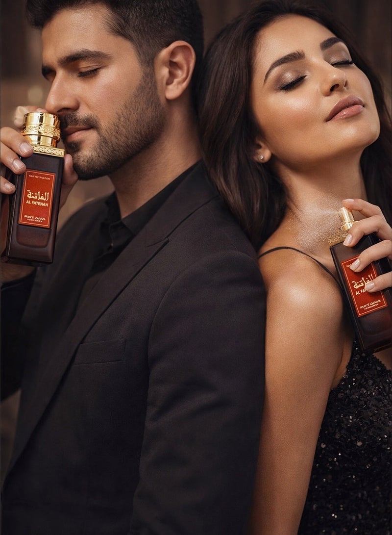 عطور روتانا روتانا الفاتنة أو دو بارفيوم 100 مل – عطر عربي يونيسكس فانيليا وعنبر طويل الثبات بنفحات النعناع والخوخ والورد والمسك - Image 3
