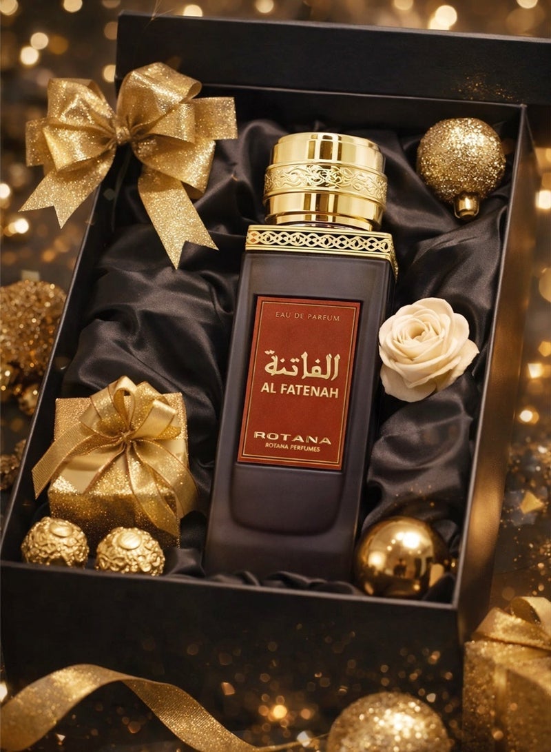عطور روتانا روتانا الفاتنة أو دو بارفيوم 100 مل – عطر عربي يونيسكس فانيليا وعنبر طويل الثبات بنفحات النعناع والخوخ والورد والمسك - Image 4