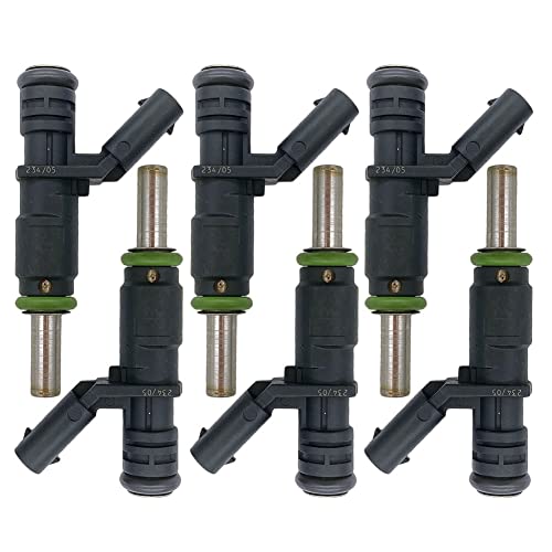 EPSIRMP A2720780249 6pcs Set Fuel Injector 8 Holes Compatible with MercedesBenz GLK350 C300 G550 R350 SL550 30L 35L V6 Replaces 2720780249 85212224
