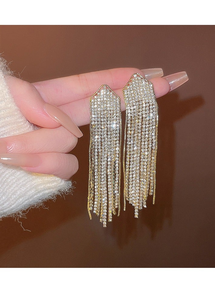 مشرق الأقراط شرابة فاخرة رائعة - Image 1