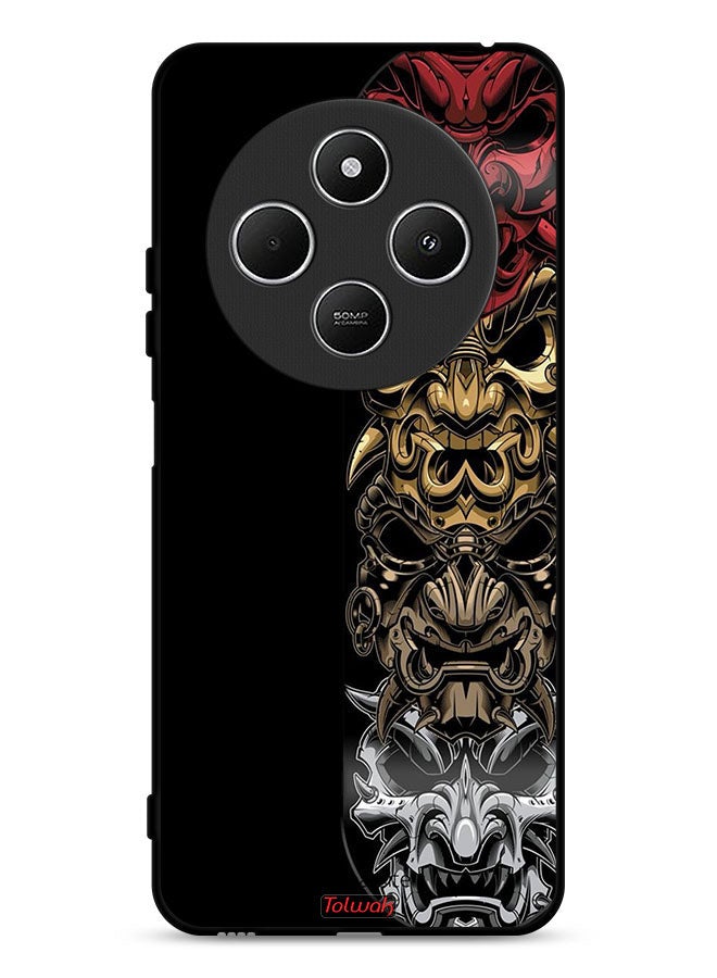 Tolwak Xiaomi Redmi 14R 5G Protective Case Cover Heads Art - Image 1