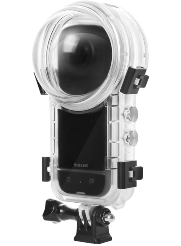 Zikra Waterproof Diving Case for Insta 360 X4 Sports Camera, 50m Depth, 360-Degree Full Invisible Protection, Ideal for Underwater Adventures and Extreme Sports. - Image 1