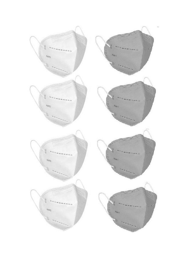 نيبمينينت مجموعة كمامات N95 للوجه من 8 قطع