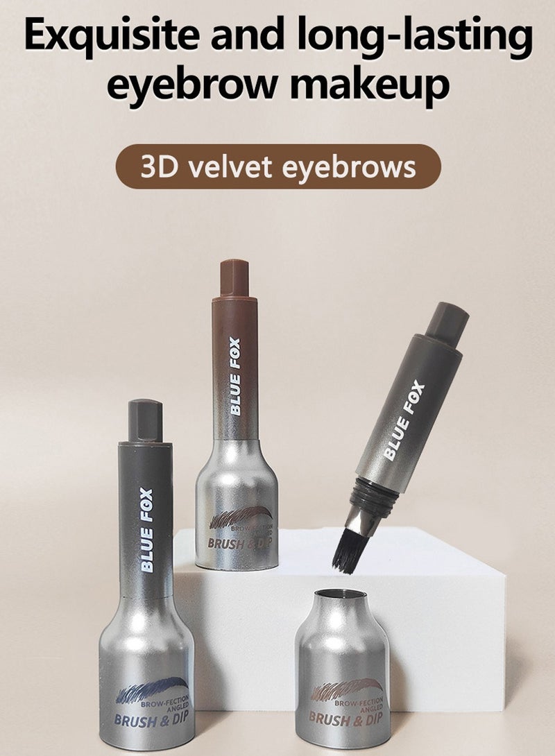 Bluefox Eyebrow Pen with Angled Brush, Hair-Like Strokes for Natural Shaping and Filling, Long-Lasting Quick-Dry Waterproof Brow Pencil - Image 5