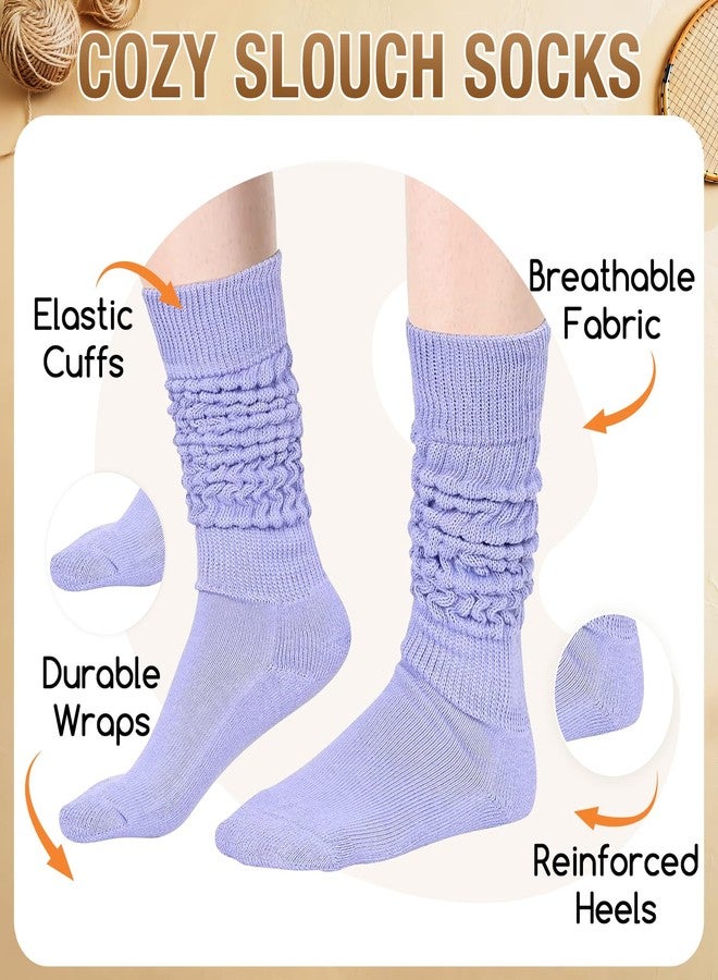 sockfun Slouch Socks for Women - Purple Lavender Slouchy Scrunch Scrunchy Socks, Christmas Gifts for Women - Image 2