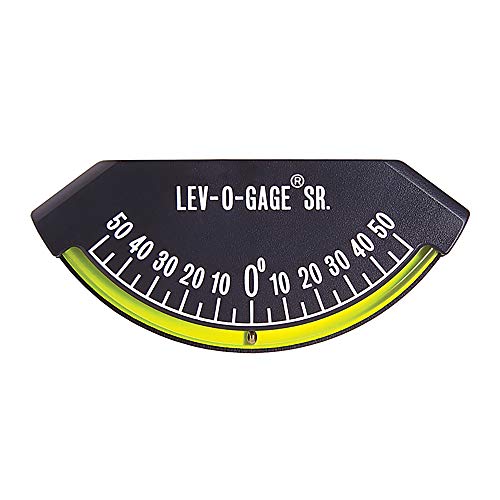 Sun Company Lev-o-gage Sr. Inclinometer and Tilt Gauge - Level for RV, Trailer, Camper, or 5th Wheel | Made in USA Leveling Gauge with High-Bond Adhesive - Image 1