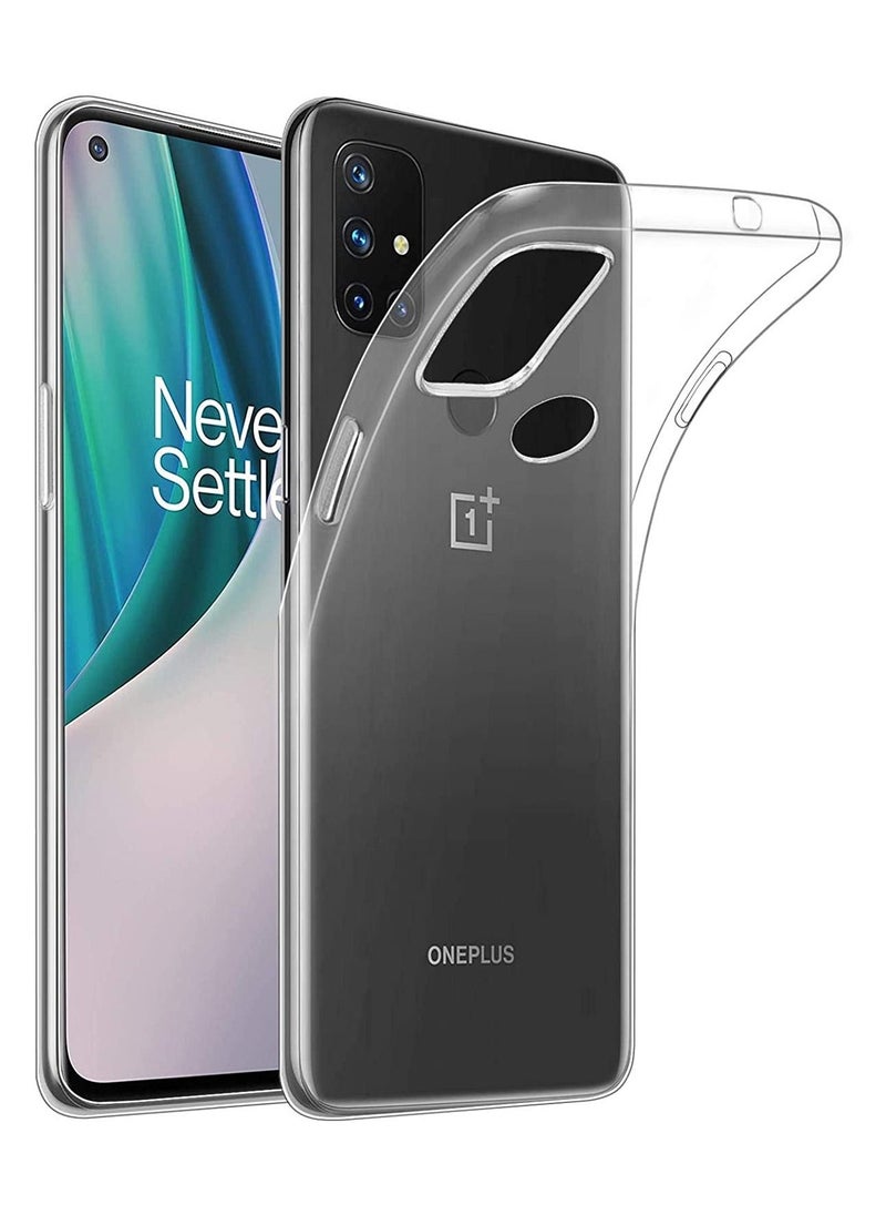 Generic 32nd Clear Gel Series - Transparent TPU Silicone Clear Gel Case Cover for OnePlus Nord N10 5G, Crystal Gel Ultra Thin Case - Clear  - Image 1
