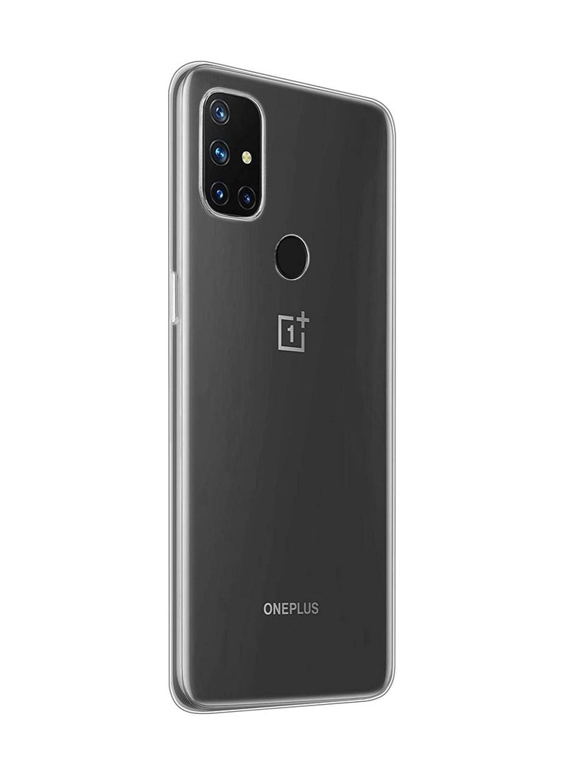 Generic 32nd Clear Gel Series - Transparent TPU Silicone Clear Gel Case Cover for OnePlus Nord N10 5G, Crystal Gel Ultra Thin Case - Clear  - Image 2