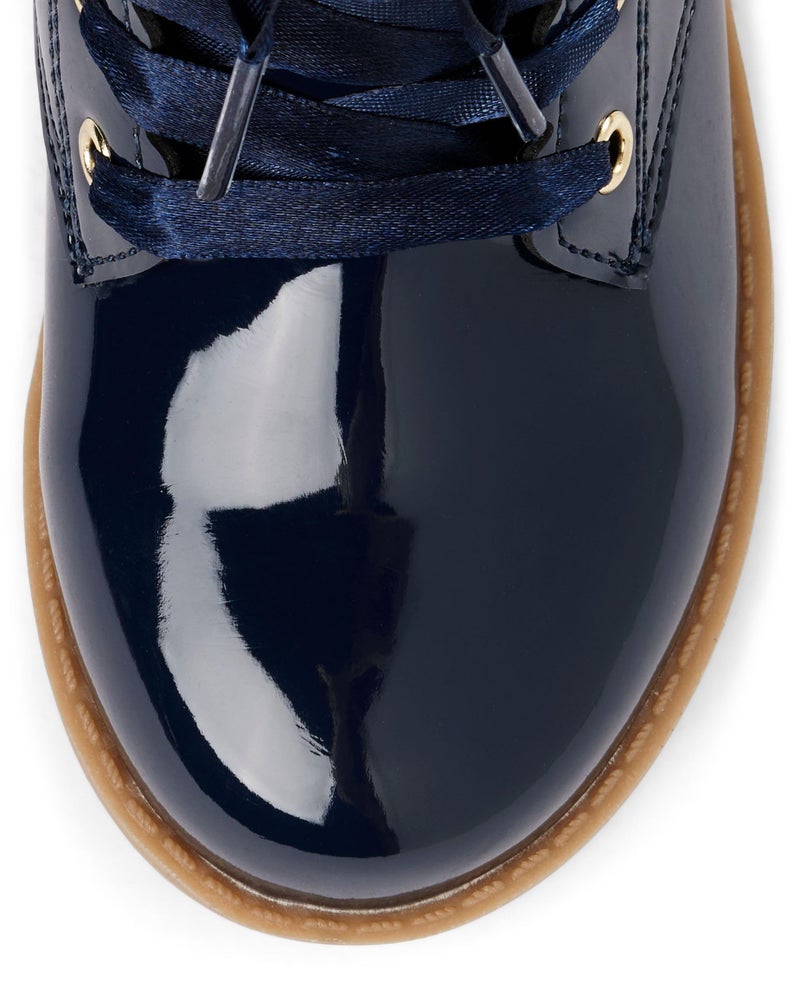 Gymboree,and Toddler Faux Leather Booties,Navy,12 Years - Image 5
