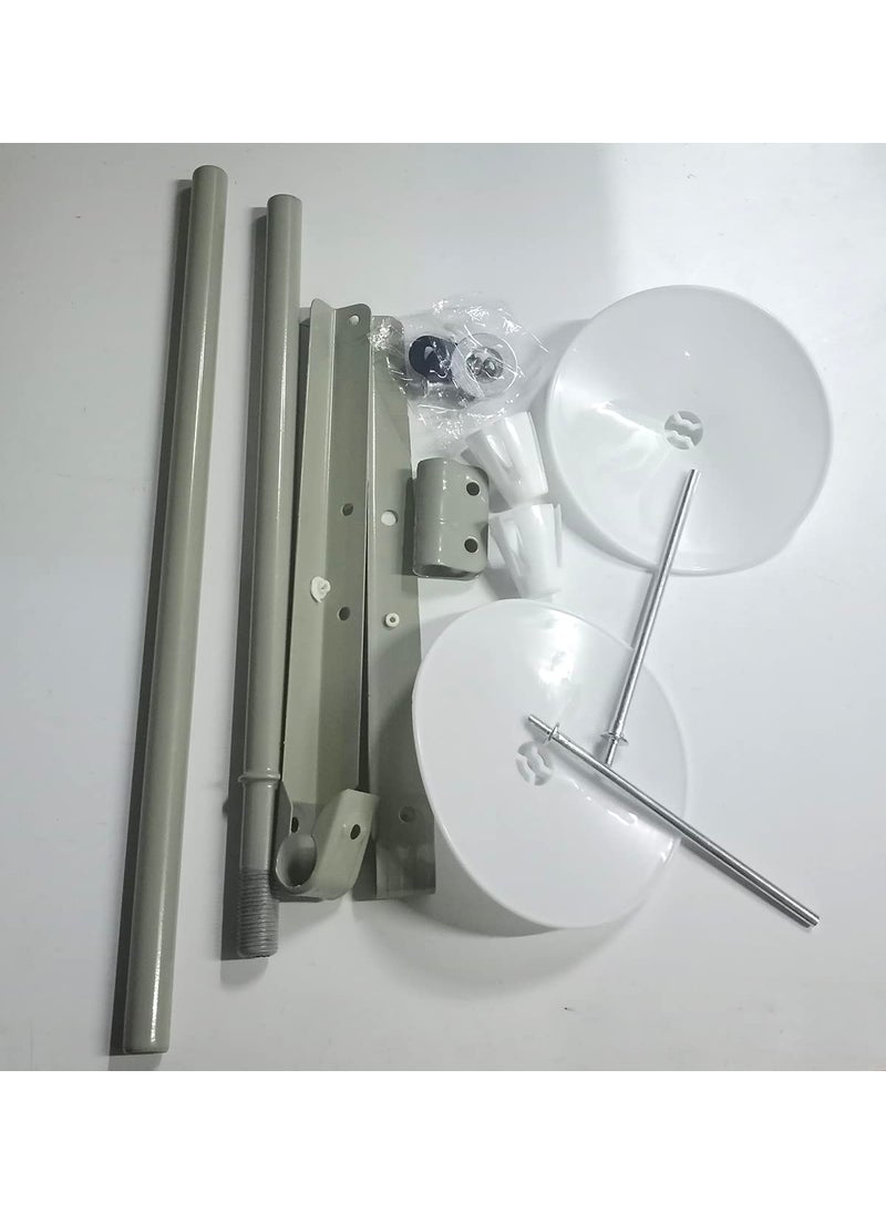 Generic 2 Spool Thread Stand Pipe Thru Top Set for Industrial Sewing Machine  - Image 1