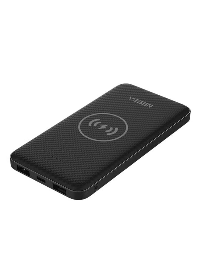 VEGER 20,000mAh Power Bank with Wireless Charging, 10.27W Fast Output – Black - Image 5