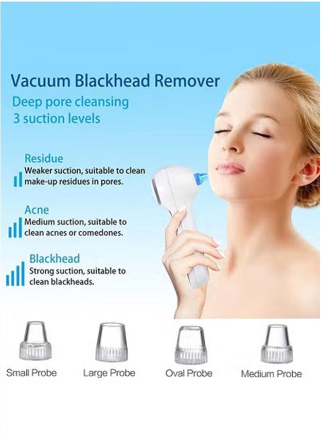 general Electric blackhead Cleansing Brush set, LCD screen vacuum charging cleanser, IPX7 waterproof 3-in-1 cleanser, exfoliating Cleansing brush and deep pore Cleansing cleanser - Image 4