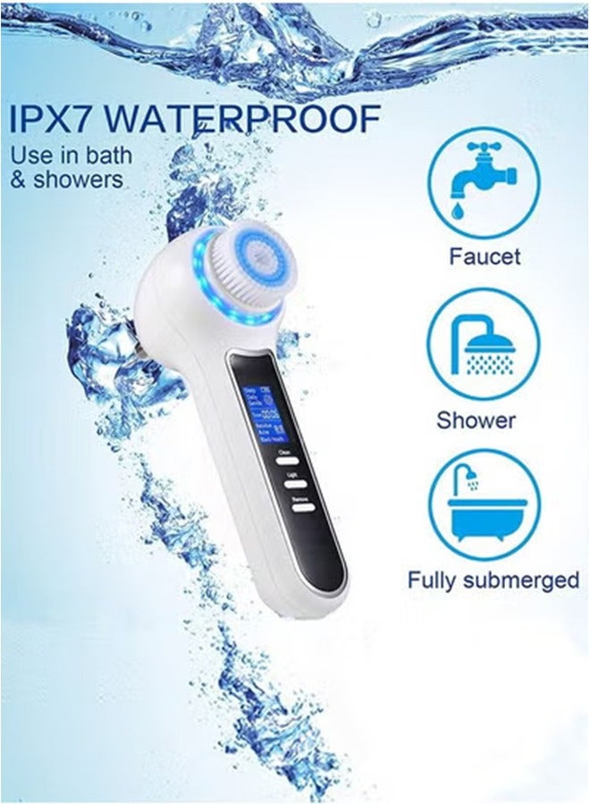 general Electric blackhead Cleansing Brush set, LCD screen vacuum charging cleanser, IPX7 waterproof 3-in-1 cleanser, exfoliating Cleansing brush and deep pore Cleansing cleanser - Image 5