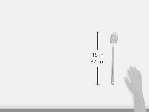 Winco Perforated Stainless Steel Basting Spoon, 15-Inch - Image 2