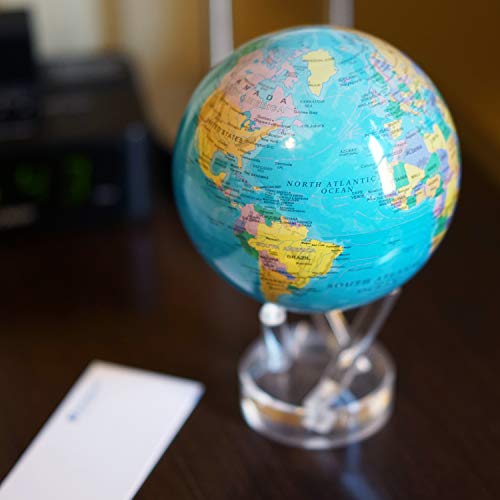 MOVA Globe Blue Political Map 4.5"" - Image 2