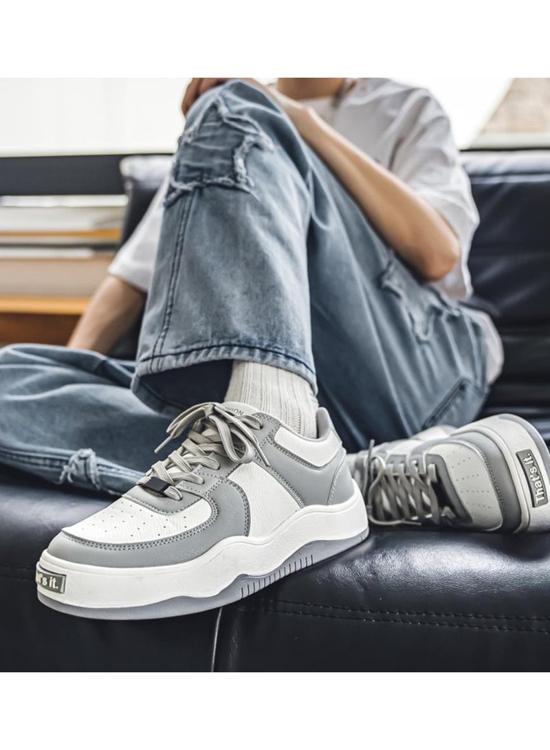 KUYING Breathable and trendy casual small white board shoes, black and white panda trendy shoes  - Image 2