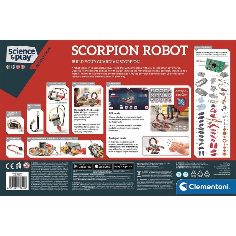 Clementoni - Science & Play Scorpion Robot - 61547 - Image 2