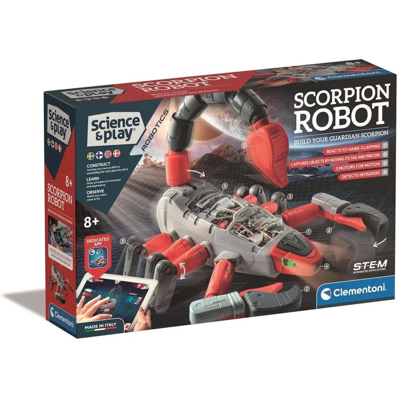 Clementoni - Science & Play Scorpion Robot - 61547 - Image 1