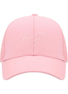 Termit Termit Pink Baseball Cap for Kids – One Size Summer Hat with Embroidery, Breathable Cotton Front & Mesh Back, Stylish Sun Protection for Active Days  - Image 2