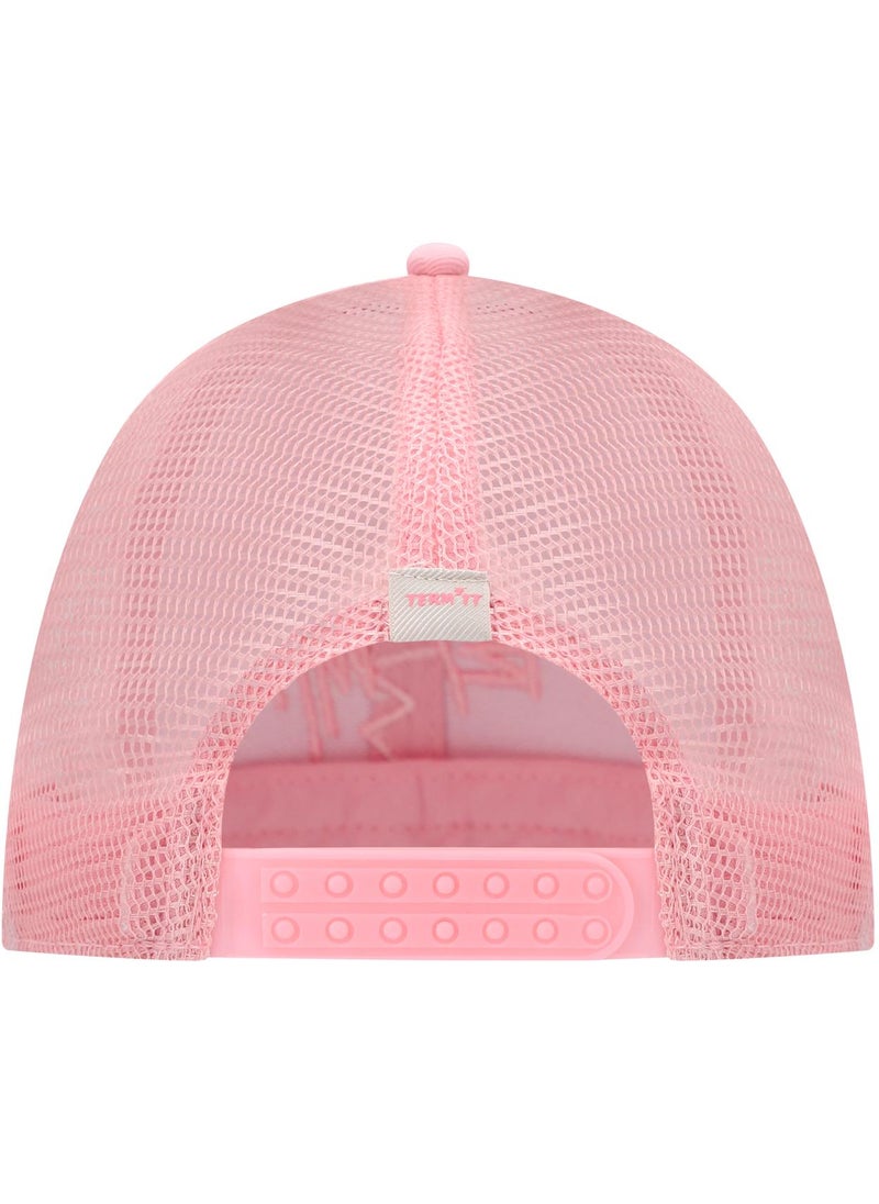 Termit - Termit Pink Baseball Cap for Kids – One Size Summer Hat with Embroidery, Breathable Cotton Front & Mesh Back, Stylish Sun Protection for Active Days - Image 1