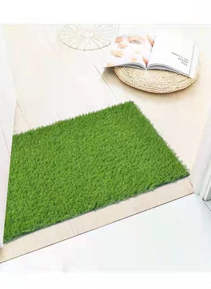 LINGWEI - LINGWEI Artificial Grass Door Mat 40x60 Cm - Image 1