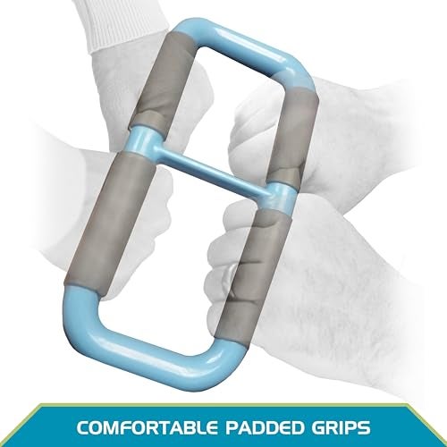 Stander Handy Handle, Lift Assist Device for Elderly and Disabled, Patient Standing Aid for Handicapped, Blue with Rubber Grip​ - Image 3