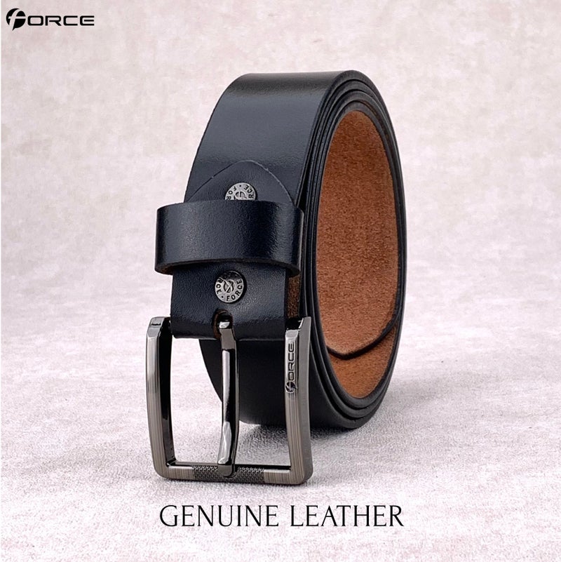 فورس حزام جلد طبيعي تيمبر (أسود) من جلد ميلانو - Image 3