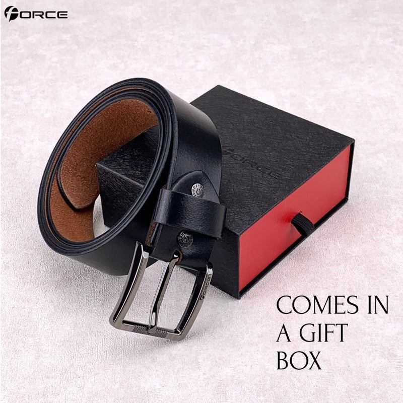 فورس حزام جلد طبيعي تيمبر (أسود) من جلد ميلانو - Image 4