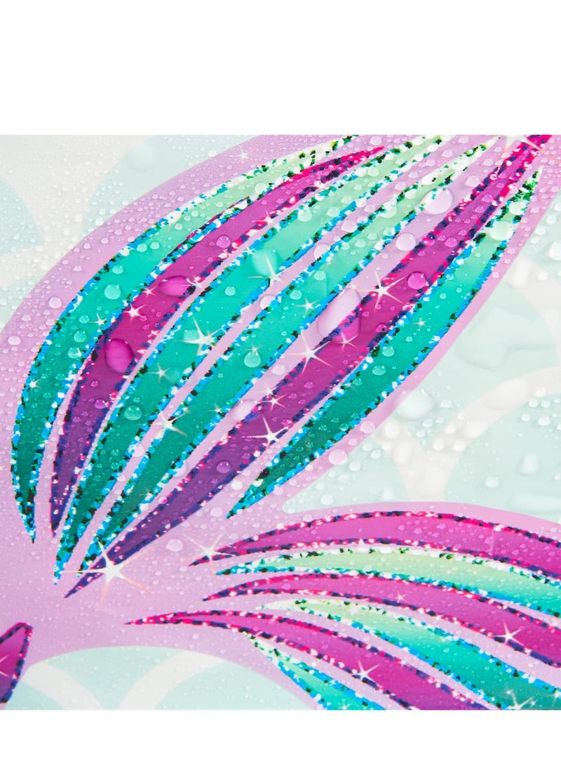 Mermaid Party Table Cover Set, 3 Pack Disposable Plastic Tablecloths for Girls Birthday Under The Sea Theme, Perfect for Baby Showers & Kids Parties (42.5 × 70.8 Inch) - Image 3