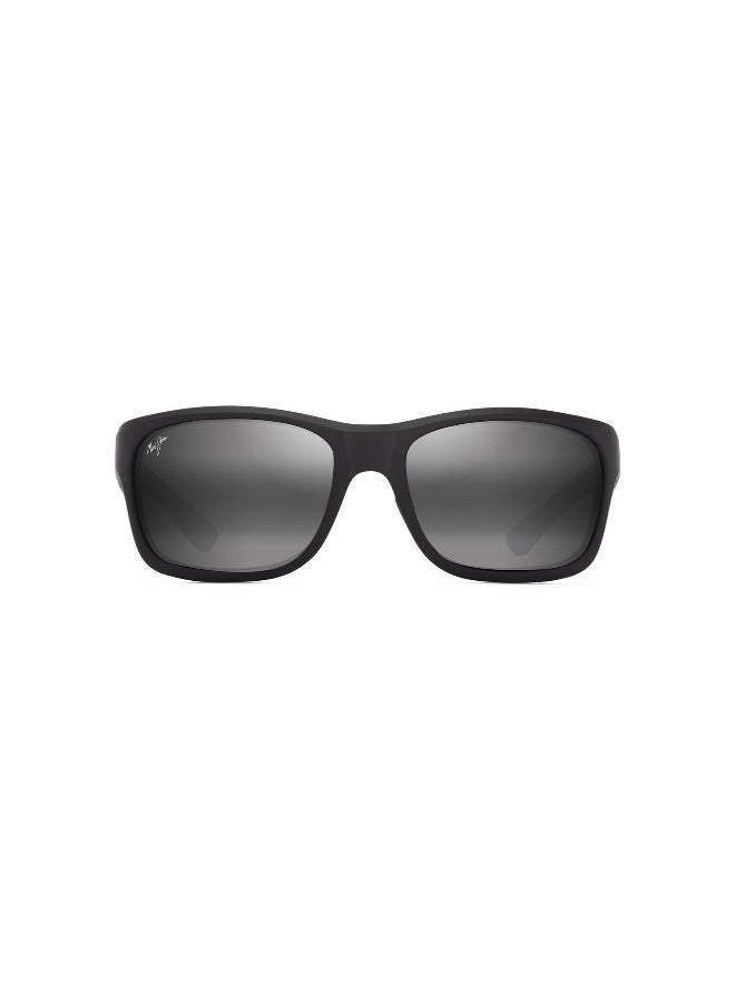 MAUI JIM Ano Nui 681 02 Men's Full Rim Wraparound Polarized Sunglasses - Image 2