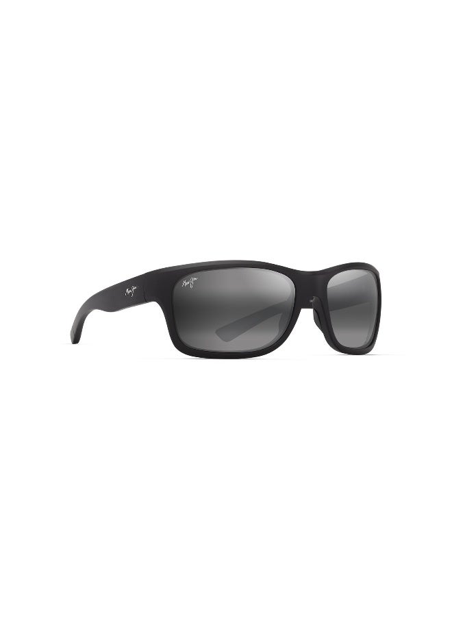 MAUI JIM Ano Nui 681 02 Men's Full Rim Wraparound Polarized Sunglasses - Image 1