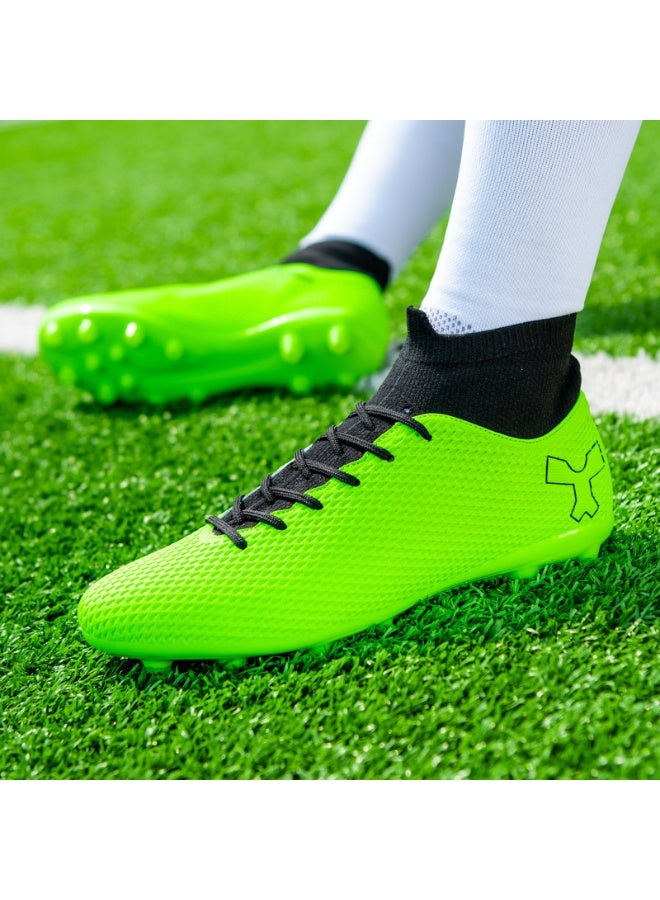 سكت شيكترو حذاء رياضي لكرة القدم بمسامير طويلة باللون الأخضر الرائع للرجال والنساء - Image 2