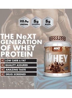 NXT Nutrition Pure Whey Protein Deluxe - Chocolate Milkshake - (2.1 kg)  - Image 4