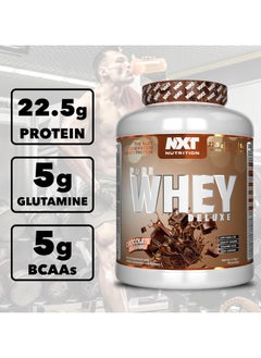 NXT Nutrition Pure Whey Protein Deluxe - Chocolate Milkshake - (2.1 kg)  - Image 3