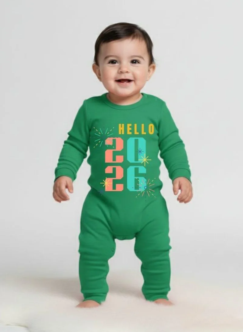 بيبي كلو Soft, breathable cotton romper for your baby’s first New Year.