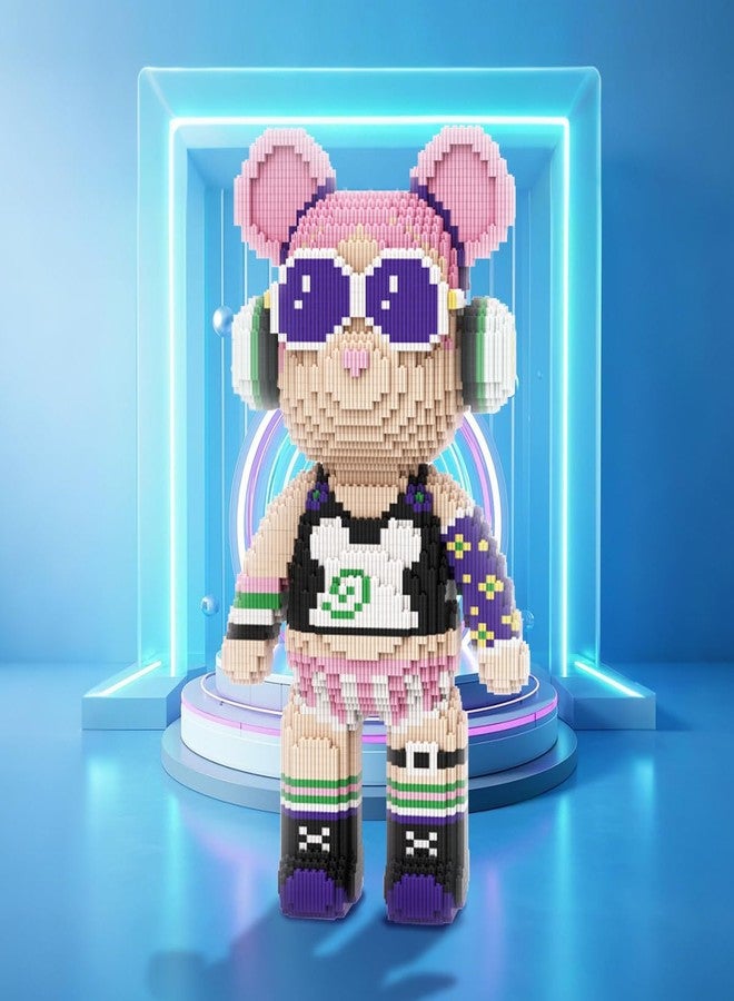 DAHONPA Rock Girl Bear Micro Building Blocks Set (7220 Pieces) Gift for Adults and Kids - Image 4
