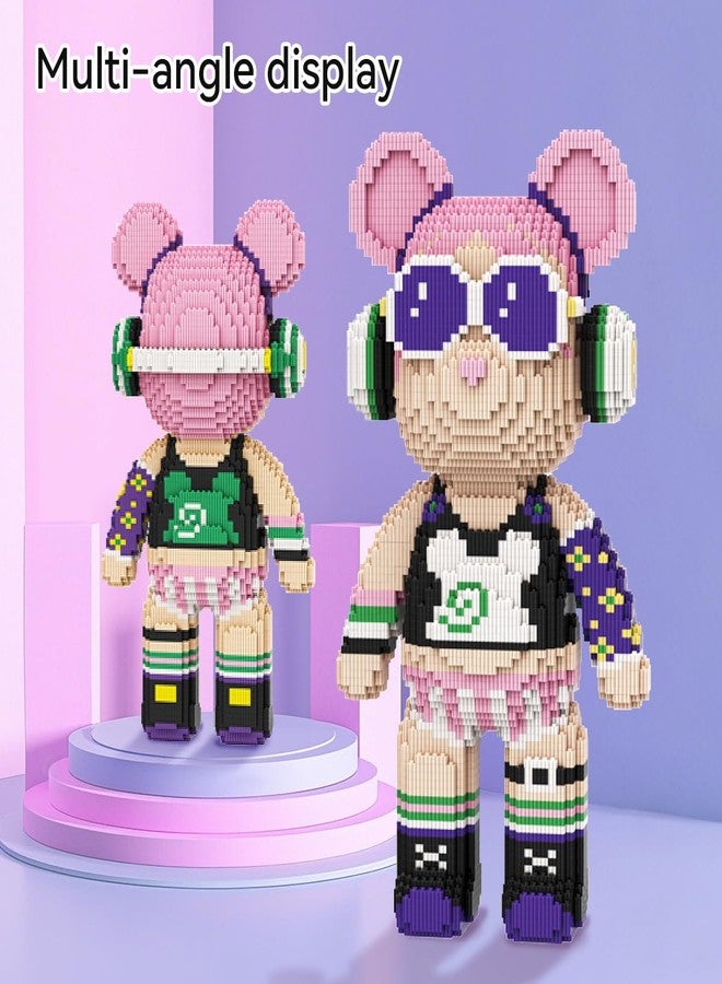 DAHONPA Rock Girl Bear Micro Building Blocks Set (7220 Pieces) Gift for Adults and Kids - Image 3