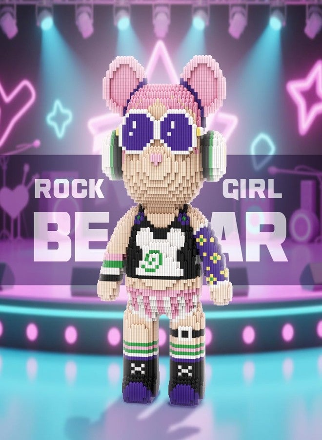 DAHONPA Rock Girl Bear Micro Building Blocks Set (7220 Pieces) Gift for Adults and Kids - Image 5