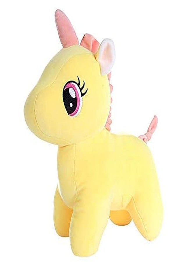 Babique Unicorn Stuffed Soft Toy Plush for Kids Baby Boy Girl Birthday (25Cm -Yellow) - Image 2