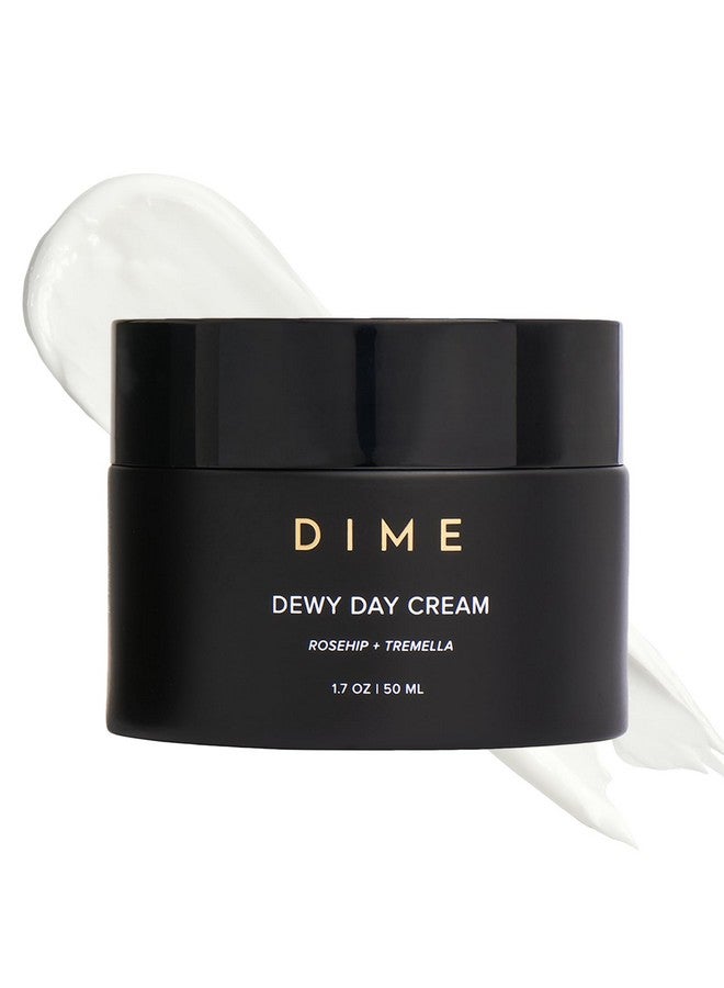 DIME Beauty Dewy Day Cream, Morning Face Moisturizer with Rosehip Oil and Snow Mushroom, 1.7 oz / 50 ml - Image 1